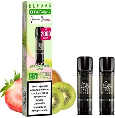 Elf Bar ELFA Pods cartridge 2Pack - Strawberry Kiwi (Jahoda a Kiwi) 20mg