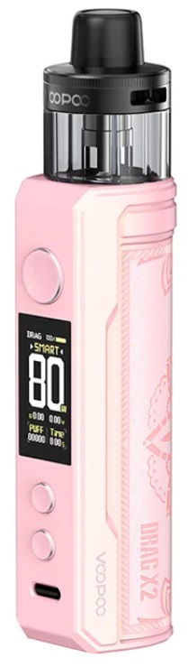 VOOPOO Drag X2 Mod Pod 80W Grip Glow Pink