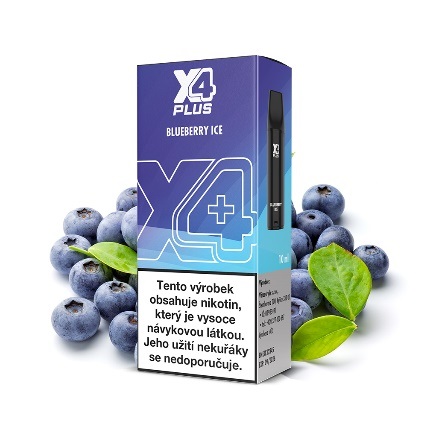 X4 Plus Pod cartridge - Blueberry Ice (Chladivá borůvka) 20mg 1ks