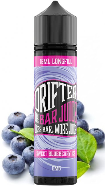 Příchuť Drifter Bar Juice Shake & Vape - Sweet Blueberry Ice (Šťavnaté ledové borůvky) 16ml