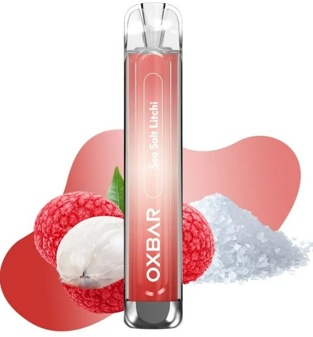 Jednorázová e-cigareta OXVA OXBAR C800 - Sea Salt Litchi (Tropické Liči) 16mg
