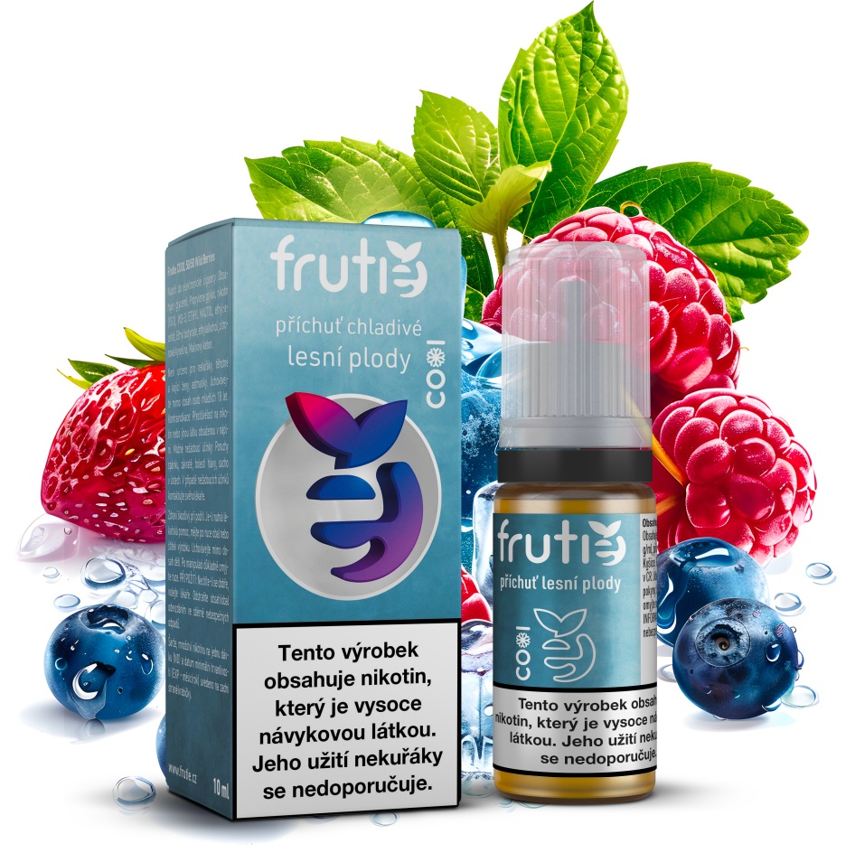 E-liquid Frutie Cool 50/50 - Wild Berries (Chladivé Lesní Plody) 10ml – 18mg
