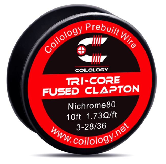 Coilology Tri-core Fused Clapton 3m NI80 1.73ohm (3-28/36)