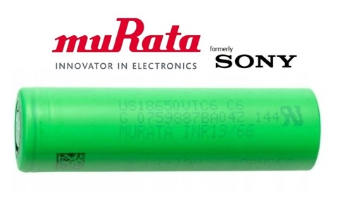 Sony VTC6 (Murata) C6 18650 3000mAh 30A (IMR)