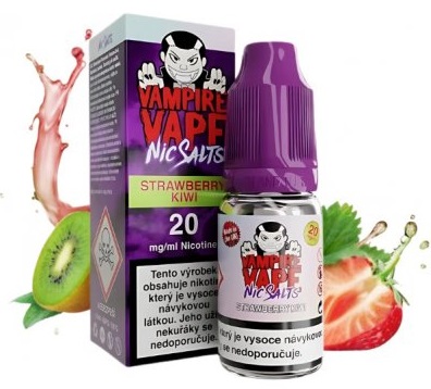 E-liquid Vampire Vape NS - Strawberry Kiwi (MIx Jahody a Kiwi) 10ml 20mg