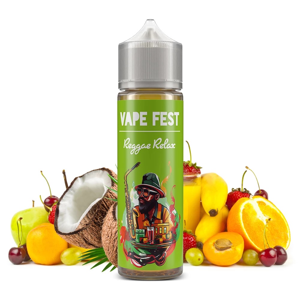 Příchuť Vape Fest Shake And Vape - Reggae Relax (Ananas, Kokos a Ovocný mix) 10ml