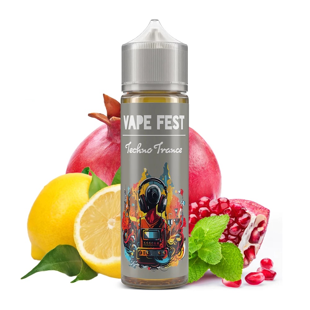Příchuť Vape Fest Shake And Vape - Techno Trance (Citrusy, Granátové Jablko a Máta) 10ml