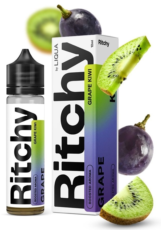 Příchuť Liqua Ritchy S&V - Grape Kiwi (Hroznové víno a kiwi) 10ml