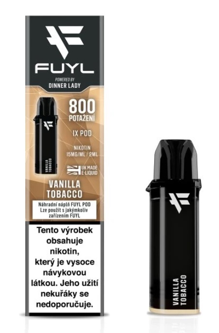 Dinner Lady FUYL POD náplň - Vanilla Tobacco (Tabák s vanilkou) 15mg