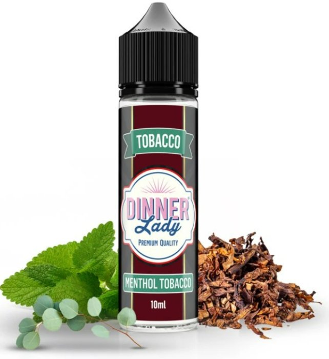 Příchuť Dinner Lady S&V Tobacco - Menthol Tobacco (Tabák s mentolem) 10ml