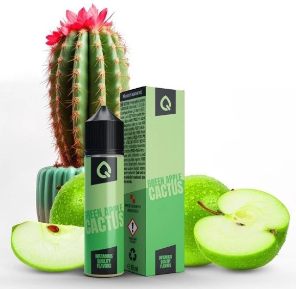 Příchuť Infamous Liqonic SaV - Green Apple Cactus (Kaktus a zelené jablko) 10ml