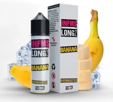Příchuť Infamous LongZ SaV - Banana (Chladivý banán) 10ml