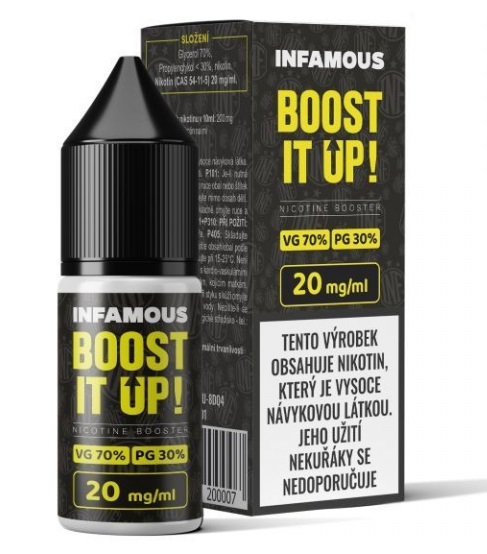 Infamous Booster DL 10ml (PG30/VG70) 20mg
