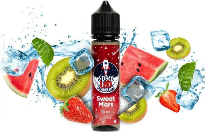 Příchuť Space Lab Flavours SnV - Sweet Mars (Chladivý mix Jahod, Melounu a Kiwi) 10ml