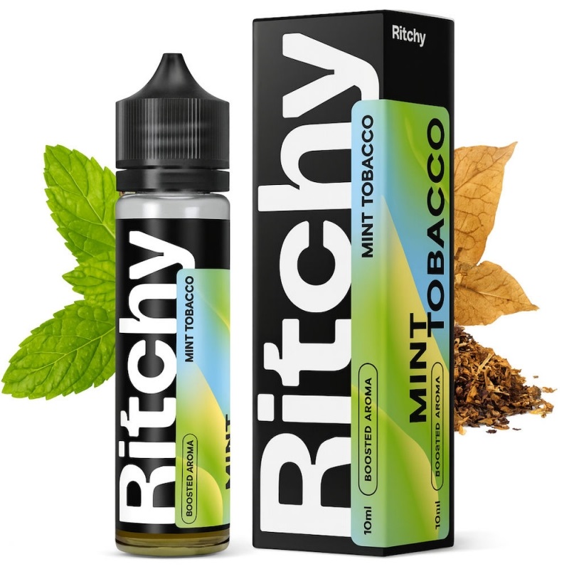 Příchuť Liqua Ritchy S&V - Mint tobacco (Tabák s mátou a ořechovým podtónem) 10ml