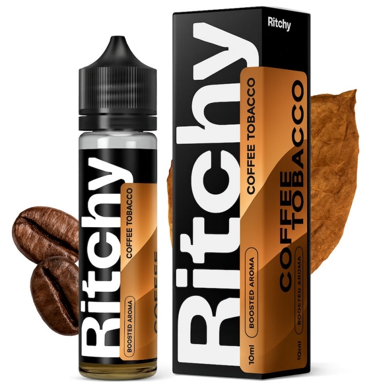 Příchuť Liqua Ritchy S&V - Coffee tobacco (Tabák s kávou) 10ml