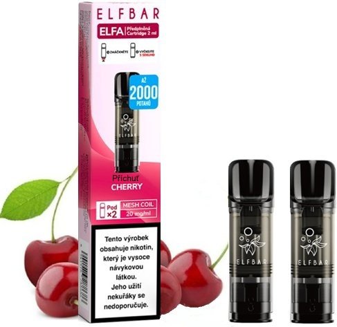 Elf Bar ELFA Pods cartridge 2Pack - Cherry (Třešeň) 20mg