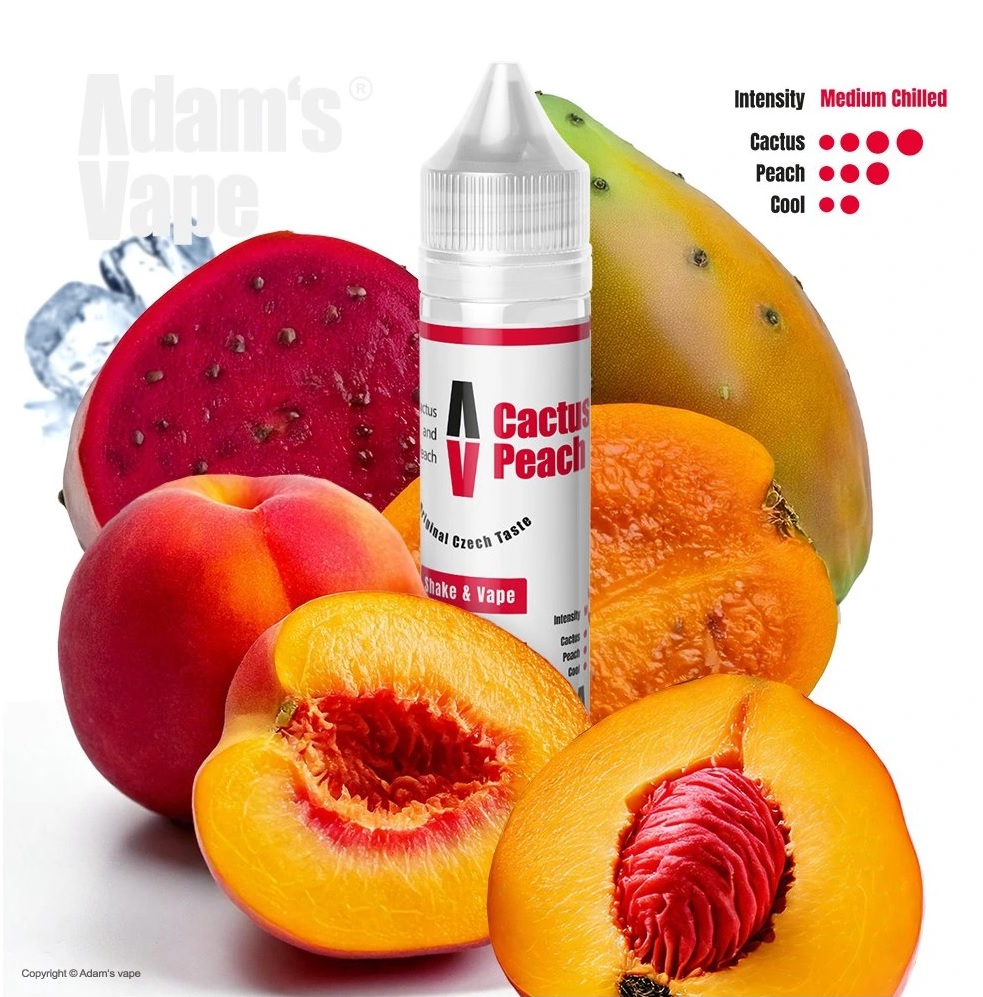 Příchuť Adams vape - Cactus Peach (Kaktus s broskvemi) 10ml