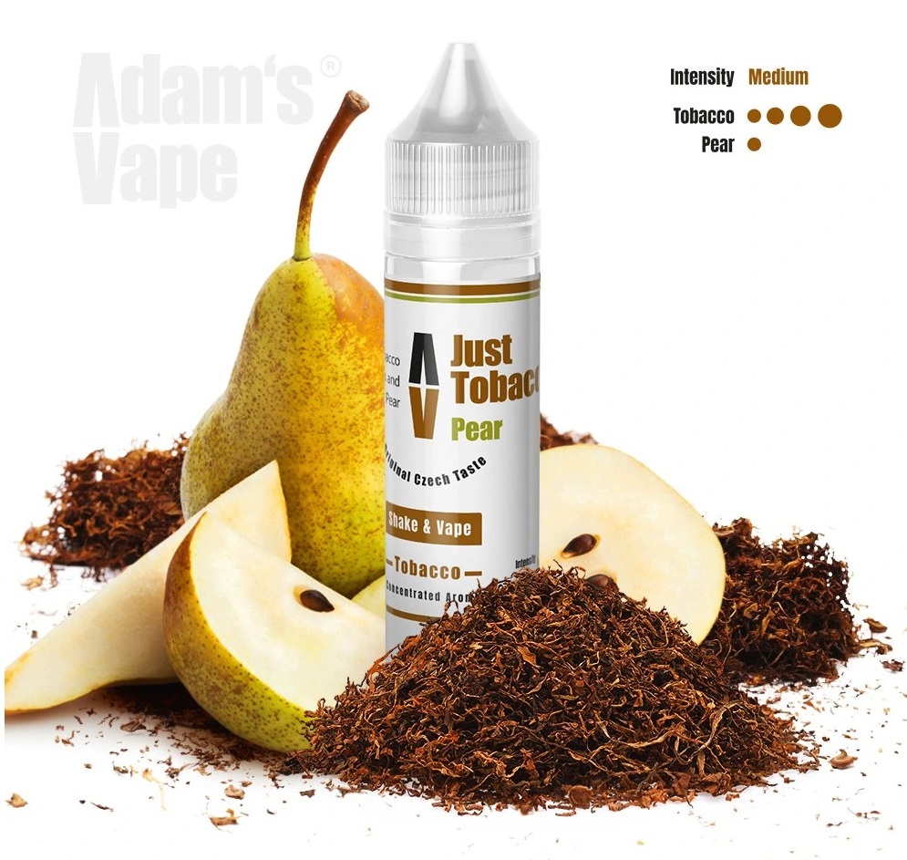 Příchuť Adams vape - Just Tobacco Pear (Čistý tabák s hruškou) 10ml