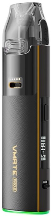VOOPOO VMATE Pro 2 Pod elektronická cigareta 1500mAh Gilt Black