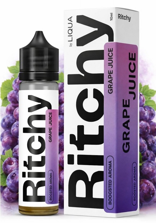 Příchuť Liqua Ritchy S&V - Grape Juice (Hroznový džus) 10ml