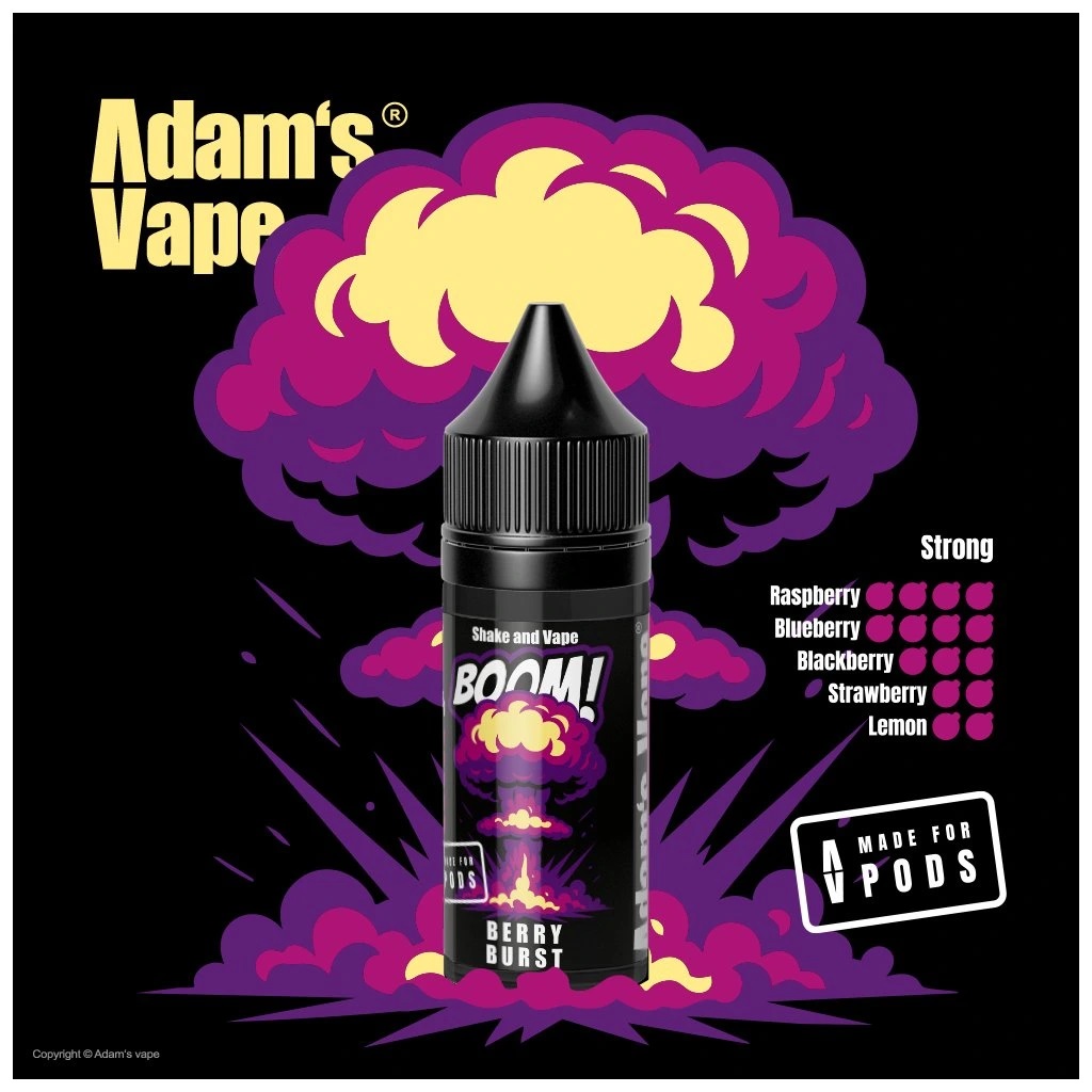 Příchuť Adams vape BOOM! Series - Berry Burst (Lesní bobule) 5ml