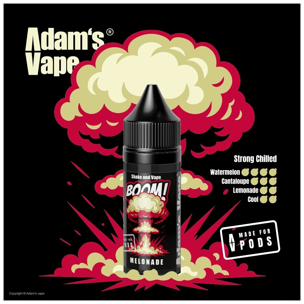 Příchuť Adams vape BOOM! Series - Melonade (Chladivý meloun a citrusová šťáva) 5ml