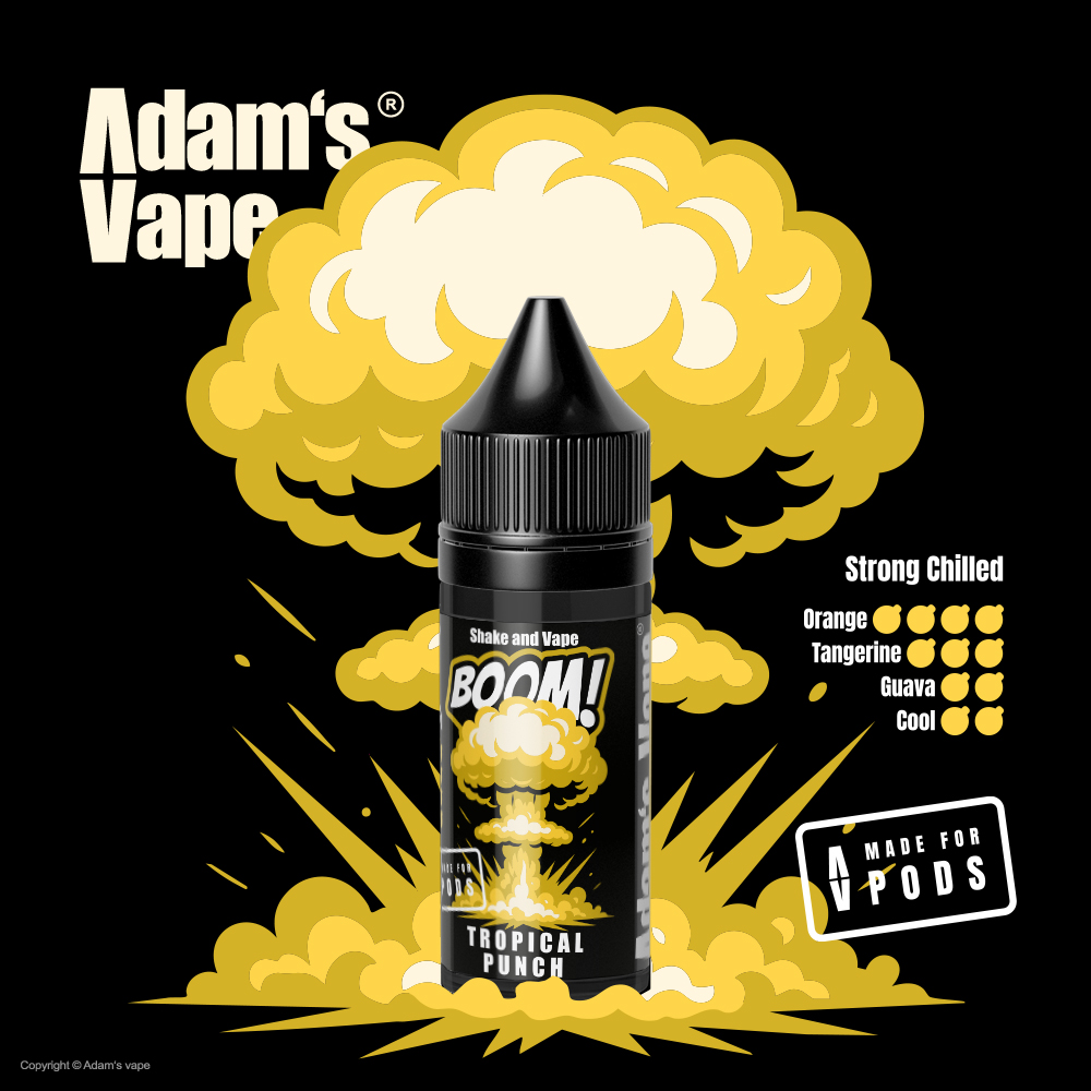 Příchuť Adams vape BOOM! Series - Tropical Punch (Tropická puma plná šťávy) 5ml