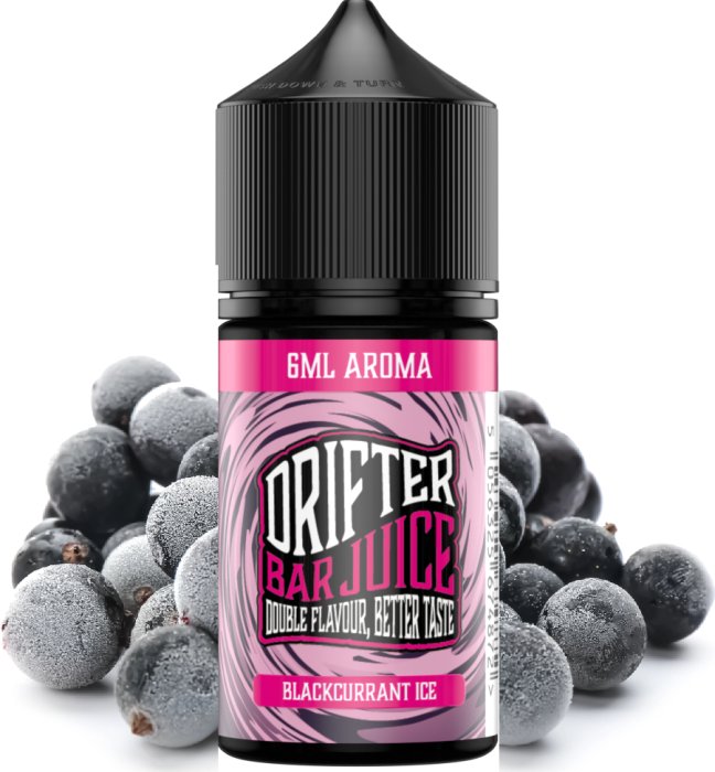 Příchuť Drifter Bar Juice Shake & Vape - Blackcurrant Ice (Ledový Černý Rybíz) 6ml