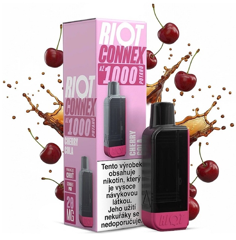 RIOT Connex 1000 přednaplněná kapsle - Royal Cherry (Třešňová Cola)