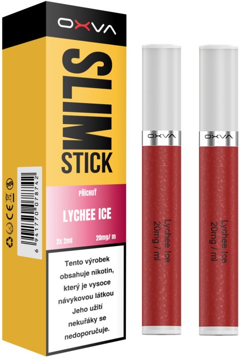 OXVA SLIMSTICK Pods cartridge - Lychee Ice (Osvěžující Liči) 20mg 2Pack