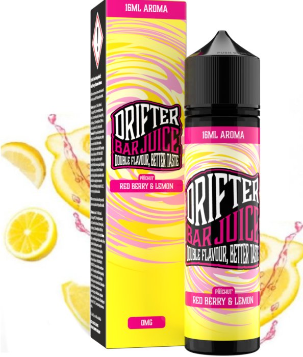 Příchuť Drifter Bar Juice Shake & Vape - Red Berry and Lemon (Mix červeného ovoce s citrónem) 16ml