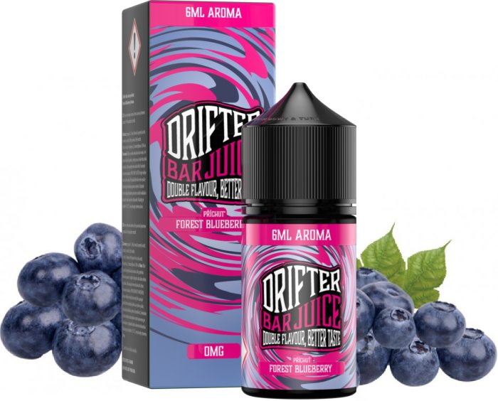 Příchuť Drifter Bar Juice Shake & Vape - Forest Blueberry (Sladká borůvka) 6ml