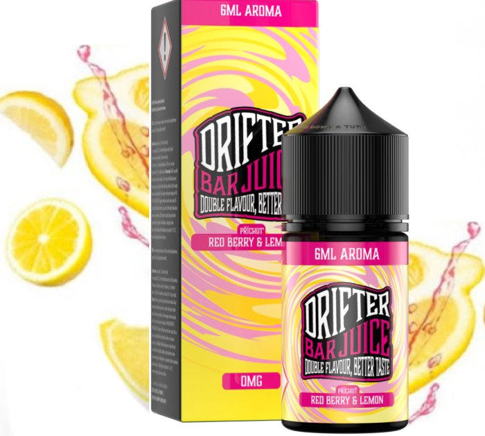 Příchuť Drifter Bar Juice Shake & Vape - Red Berry and Lemon (Mix červeného ovoce s citrónem) 6ml