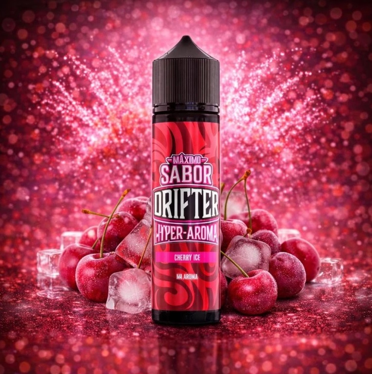 Příchuť Drifter Juice Hyper Shake & Vape - Cherry Ice (Ledová třešeň) 5ml