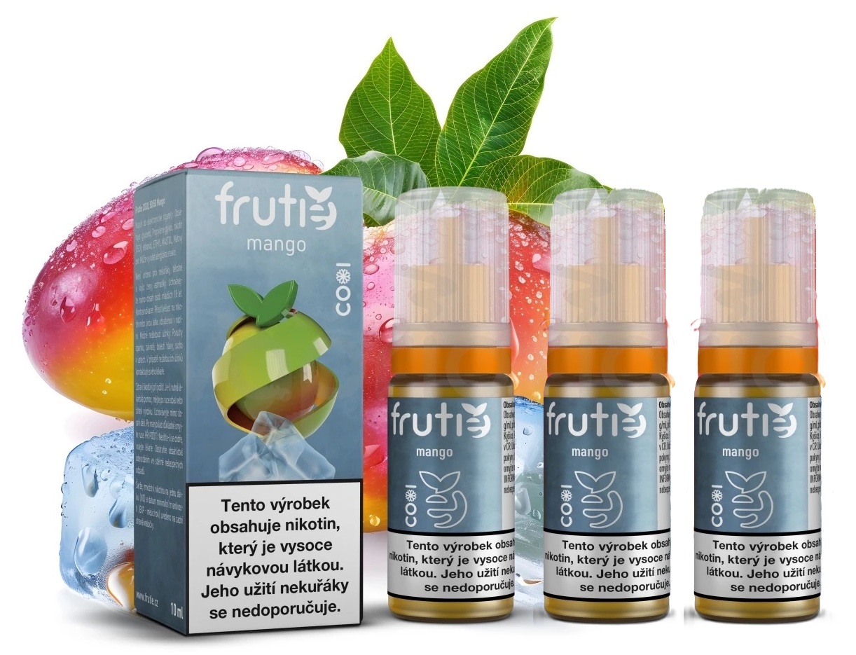 E-liquid Frutie Cool 50/50 - Mango (Chladivé Mango) 3x10ml – 12mg