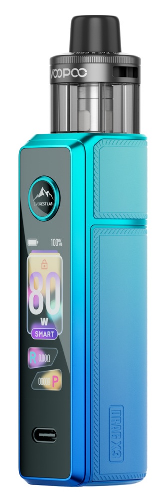VooPoo Drag X3 Pod Kit 80W Sky Blue