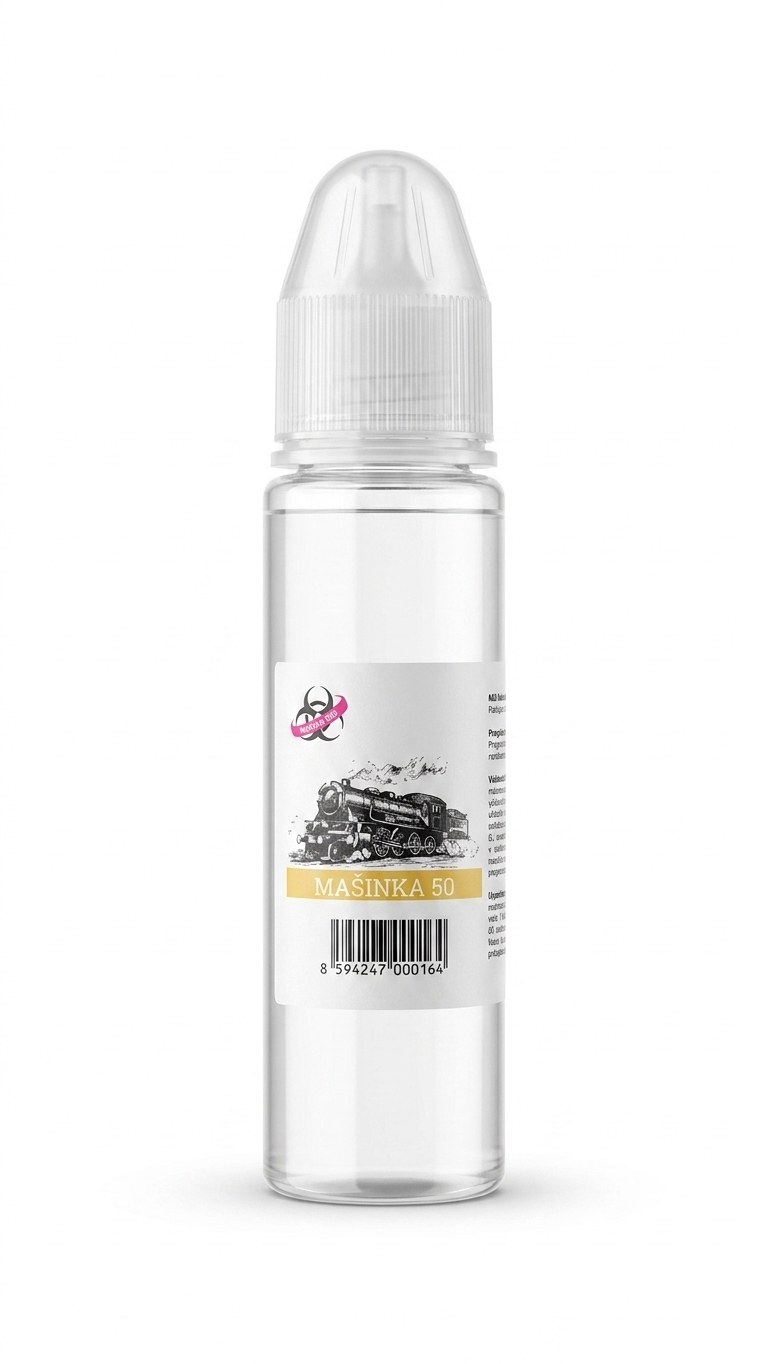 Beznikotinová báze Mašinka (PG50/VG50) 50ml