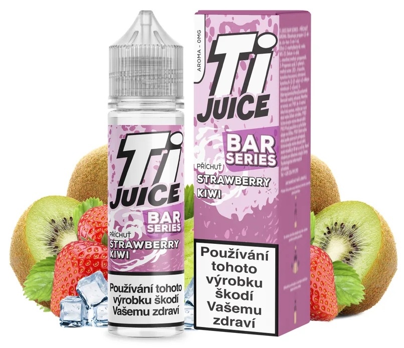 Příchuť Ti Juice Bar Series Shake and Vape - Strawberry Kiwi (Jahoda a Kiwi) 10ml