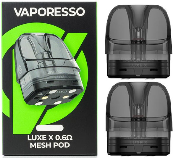 Náhradní cartridge pro Vaporesso LUXE X Pod 0,6ohm 2ml 2ks