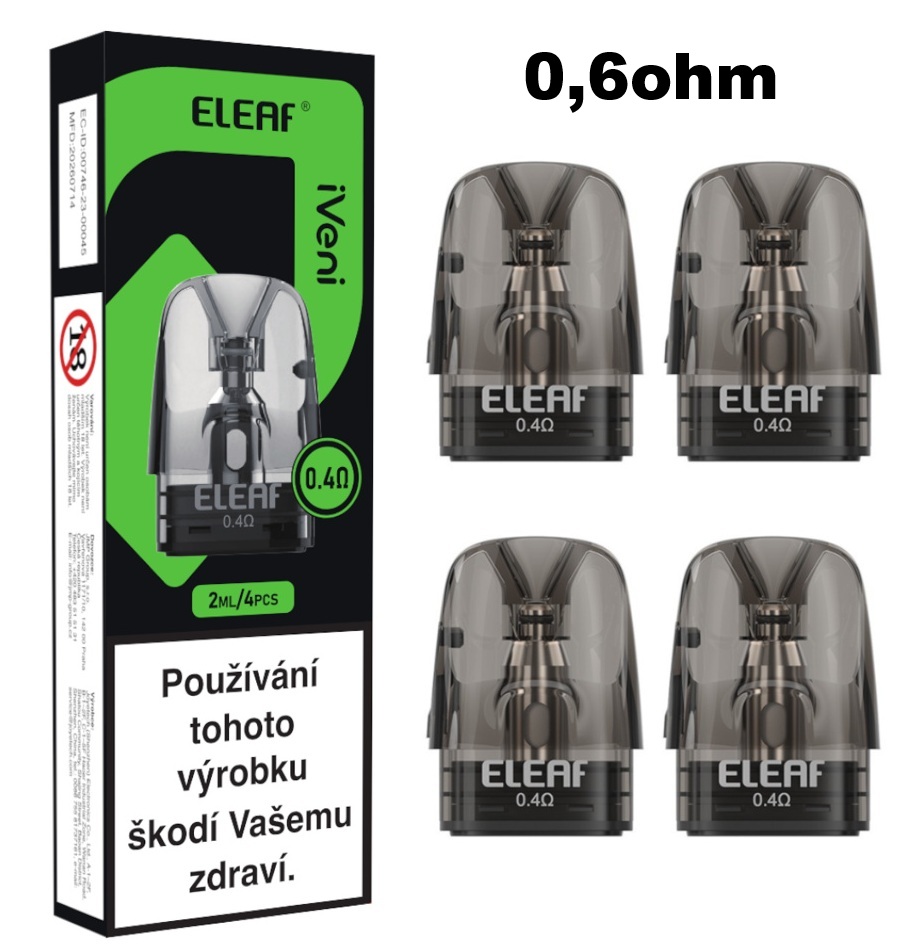 iSmoka-Eleaf iVeni cartridge 0,6ohm 2ml 4ks