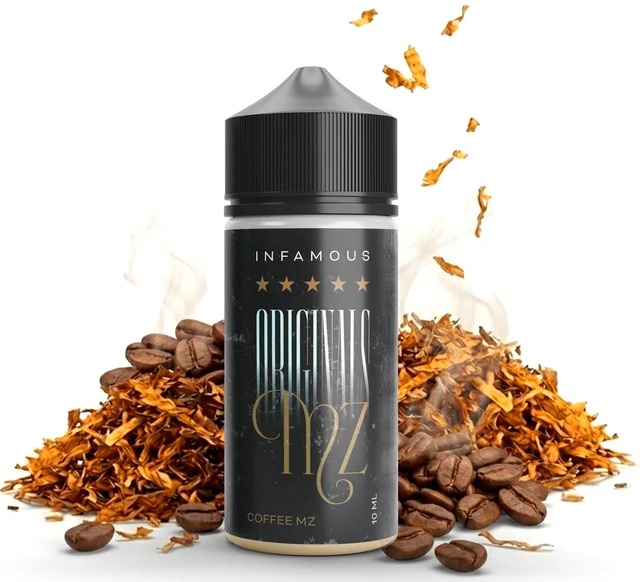 Příchuť Infamous Originals - Coffee MZ (Tabák s kávou) 10ml/100