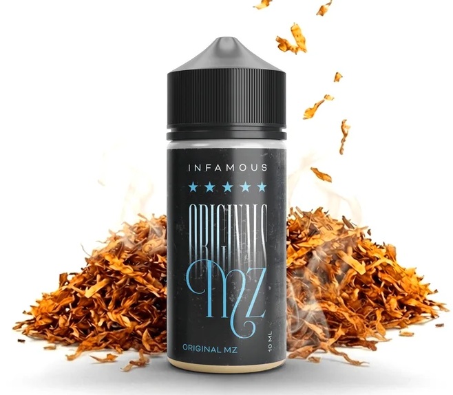 Příchuť Infamous Originals - Original MZ (Jemný tabák) 10ml/100