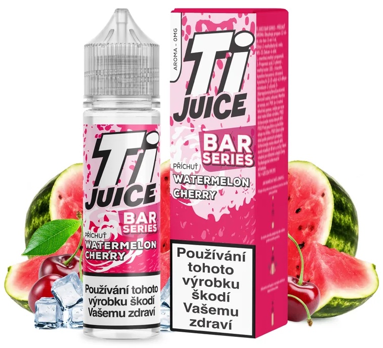 Příchuť Ti Juice Bar Series Shake and Vape - Watermelon Cherry (Vodní meloun a třešně) 10ml