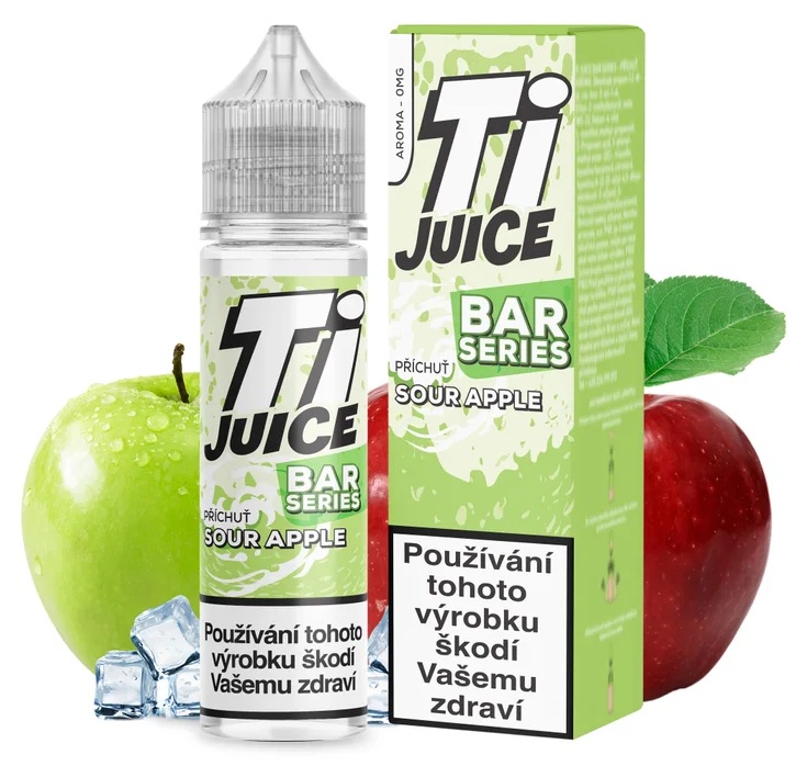 Příchuť Ti Juice Bar Series Shake and Vape - Sour Apple (Kyselé jablko) 10ml