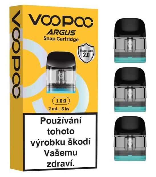 VOOPOO ARGUS SNAP Top Fill cartridge 1ohm 2ml 3ks