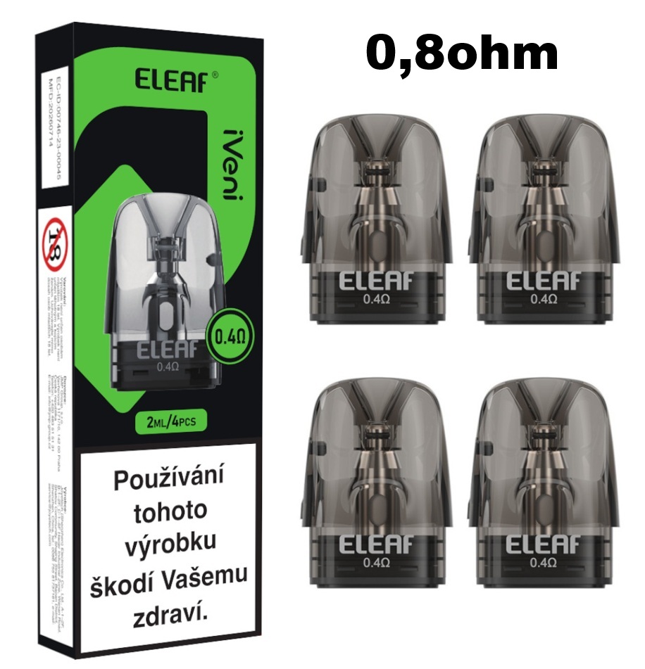 iSmoka-Eleaf iVeni cartridge 0,8ohm 2ml 4ks