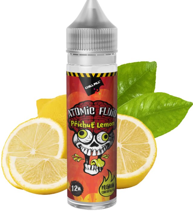 Příchuť Chill Pill Shake and Vape - Atomic Fluid (Osvěžující chuť citrónu) 12ml
