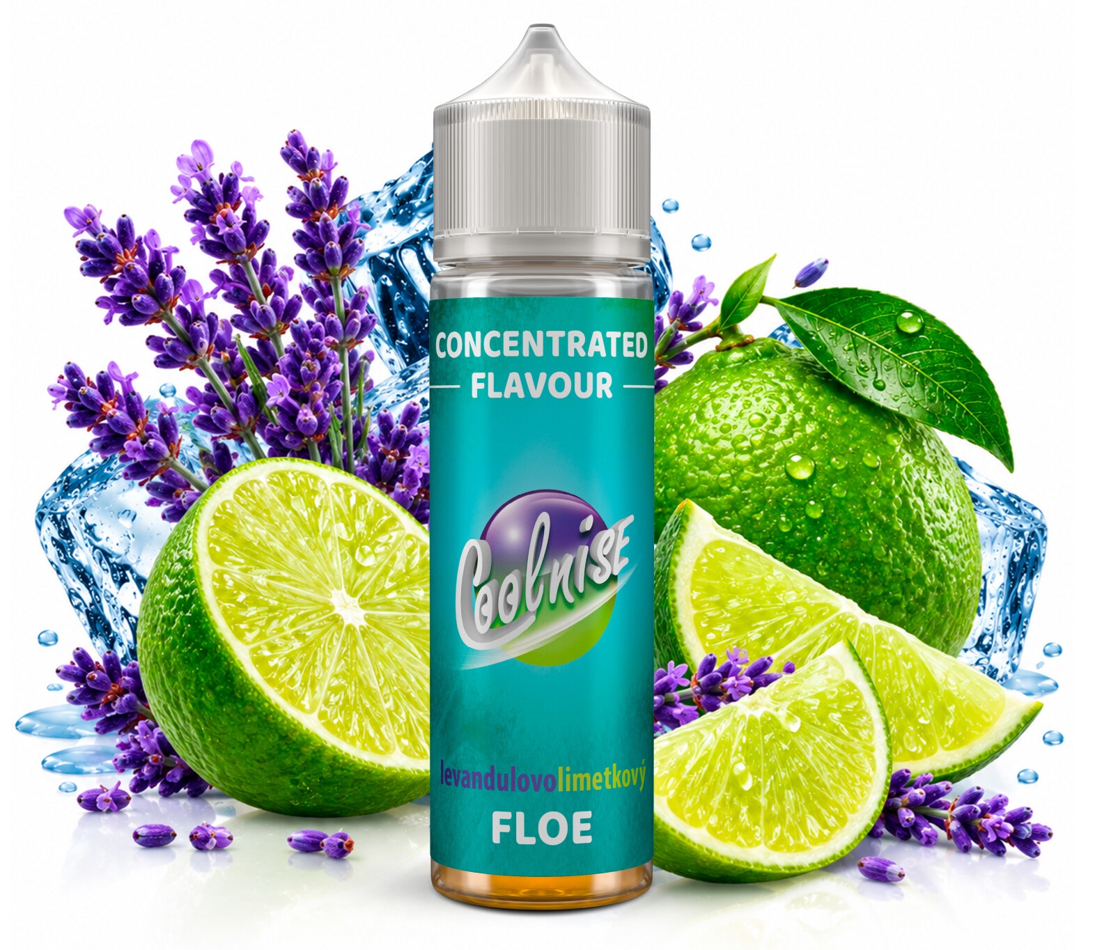 Příchuť CoolniSE - FLOE (Osvěžující limetka s levandulí) 10ml Novinka