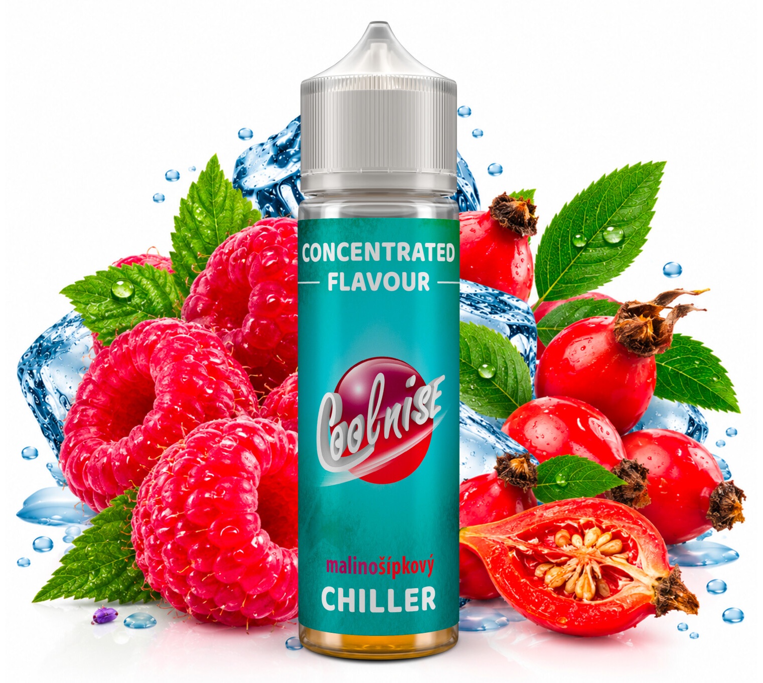Příchuť CoolniSE - CHILLER (Svěží malina a šípek) 10ml Novinka